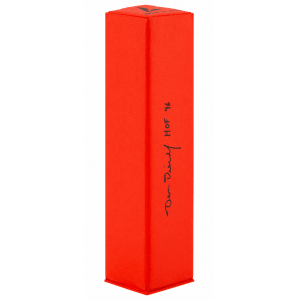 Dan Dierdorf Signed BSN Orange Football Endzone Pylon w/HOF'96