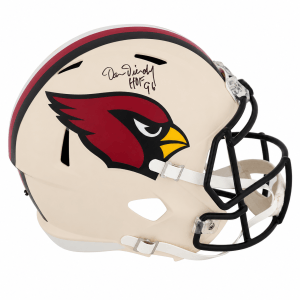Dan Dierdorf Signed Arizona Cardinals RETRO Riddell Full Size Speed Replica Helmet w/HOF'96