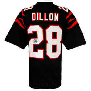 Corey Dillon Signed Black Custom Jersey