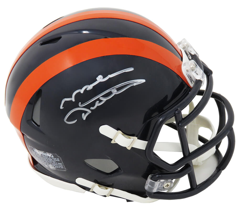 Mike Ditka Signed Bears Throwback Mini Helmet – Schwartz Sports Memorabilia