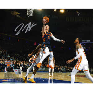 Donte Divincenzo Signed NY Knicks Lay Up vs Hawks 8x10 Photo - (Fanatics)