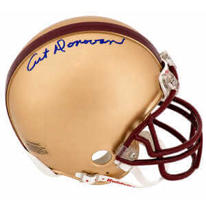 Art Donovan Signed Boston College Riddell (VSR4) Mini Helmet