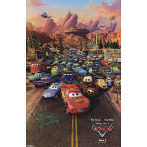 Paul Dooley Signed Cars 11×17 Movie Poster – (In Green)