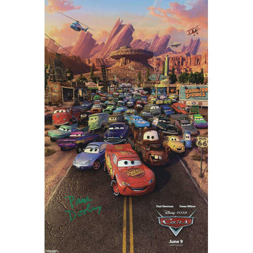 Paul Dooley Signed Cars 11x17 Movie Poster - (In Green)