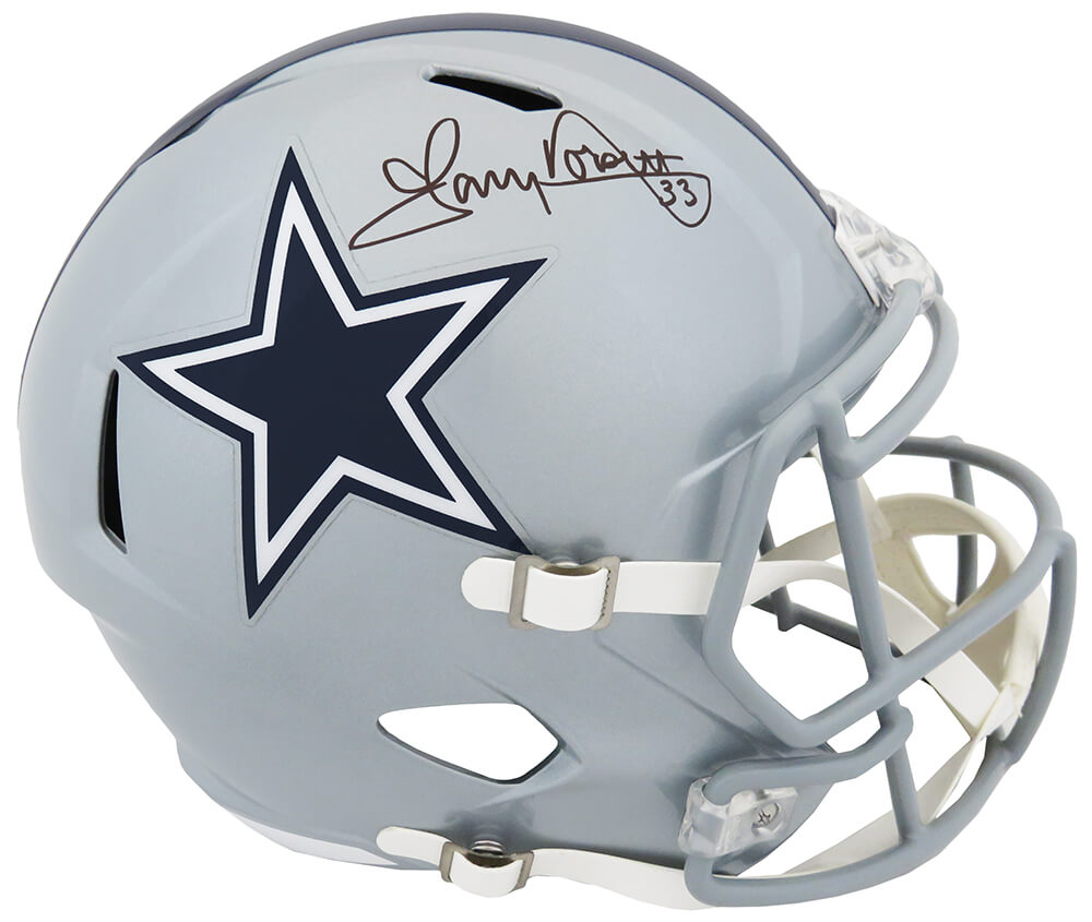 Tony Dorsett Signed Dallas Cowboys Riddell Full Size Speed Replica Helmet