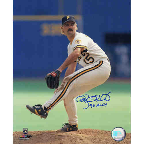 Doug Drabek Signed Pittsburgh Pirates Pitching Action 8x10 Photo w/90 NL CY