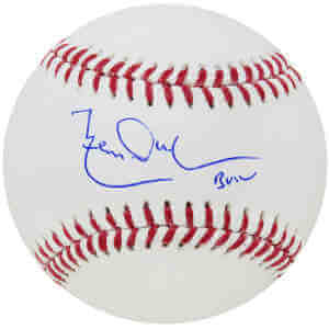 Leon Durham Signed Rawlings Official MLB Baseball w/Bull