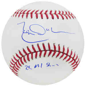 Leon Durham Signed Rawlings Official MLB Baseball w/2x All Star