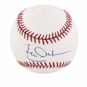 Leon Durham Signed Rawlings (Selig) MLB Baseball