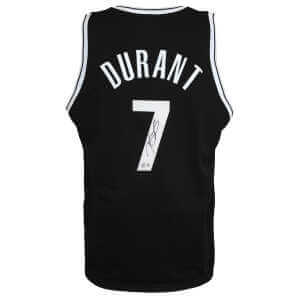 Kevin Durant Signed Black Custom Baseball Jersey – (Beckett)