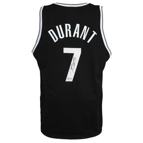 Kevin Durant Signed Black Custom Baseball Jersey - (Beckett)