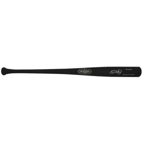 Jermaine Dye Signed Louisville Slugger Pro Stock Black Baseball Bat