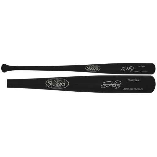 Jermaine Dye Signed Louisville Slugger Pro Stock Black Baseball Bat - Image 2