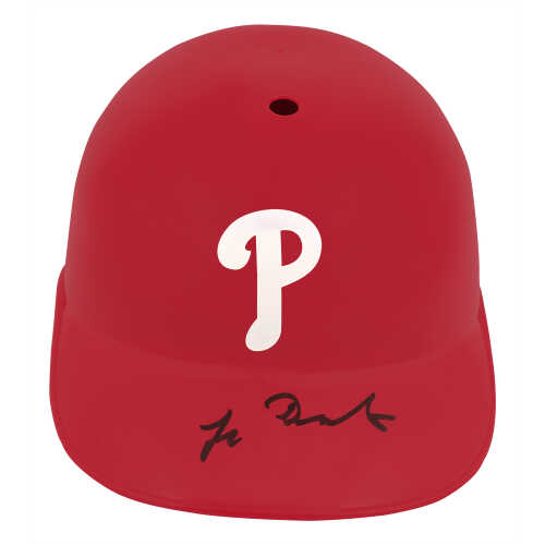 Lenny Dykstra Signed Philadelphia Phillies Replica Souvenir Batting Helmet