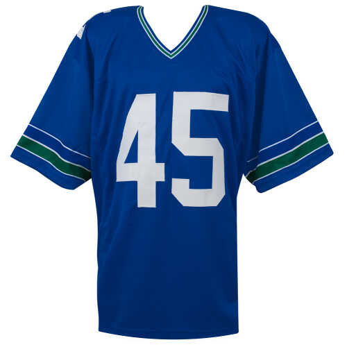 Kenny Easley Signed Blue Throwback Custom Football Jersey w/HOF'17 - Image 2