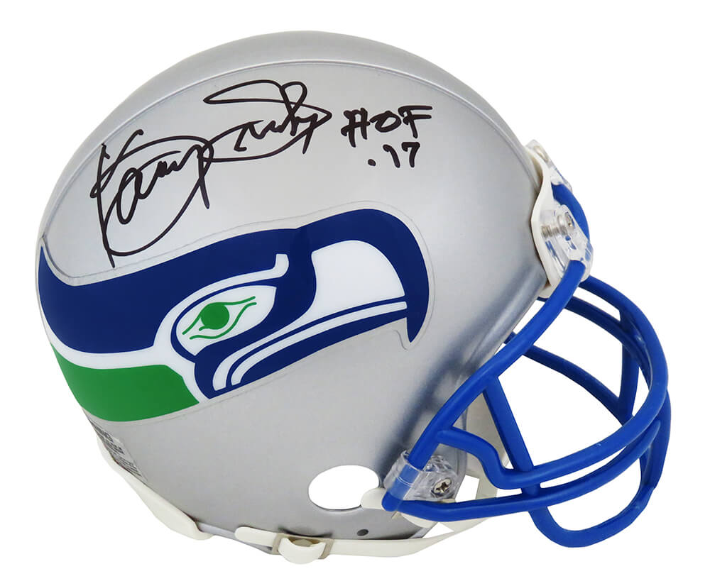 Kenny Easley Signed Seahawks Throwback Speed Mini Helmet Inscribed