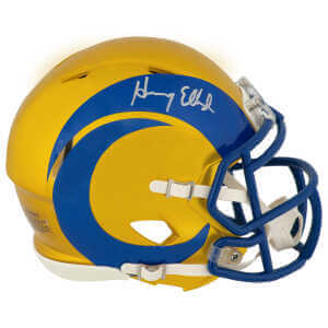 Henry Ellard Signed Los Angeles Rams FLASH Riddell Speed Mini Helmet