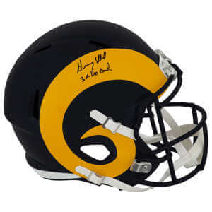 Henry Ellard Signed Los Angeles Rams Riddell Full Size Speed Replica Helmet w/3x Pro Bowl
