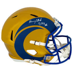 Henry Ellard Signed Los Angeles Rams FLASH Riddell Full Size Speed Replica Helmet w/13,777 Yds
