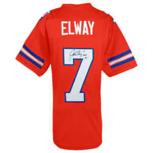 John Elway Signed Orange Crush Custom Football Jersey w/HOF&rsquo;04