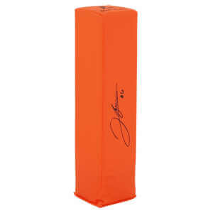Jordan Faison Signed BSN Orange Endzone Football Pylon w/Go Irish