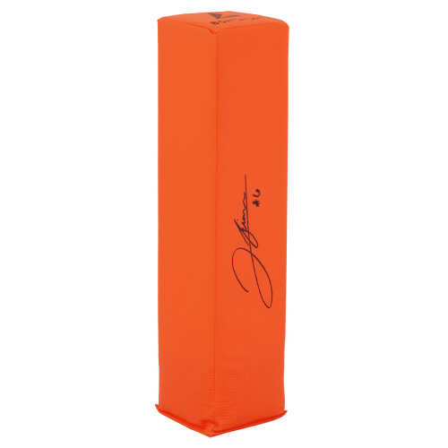 Jordan Faison Signed BSN Orange Endzone Football Pylon w/Go Irish
