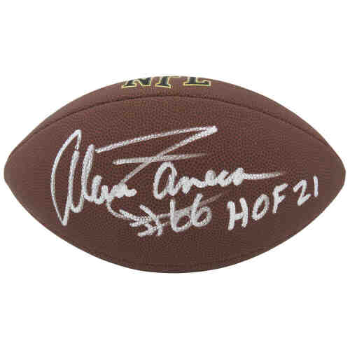 Alan Faneca Signed Wilson Super Grip Full Size NFL Football w/HOF'21