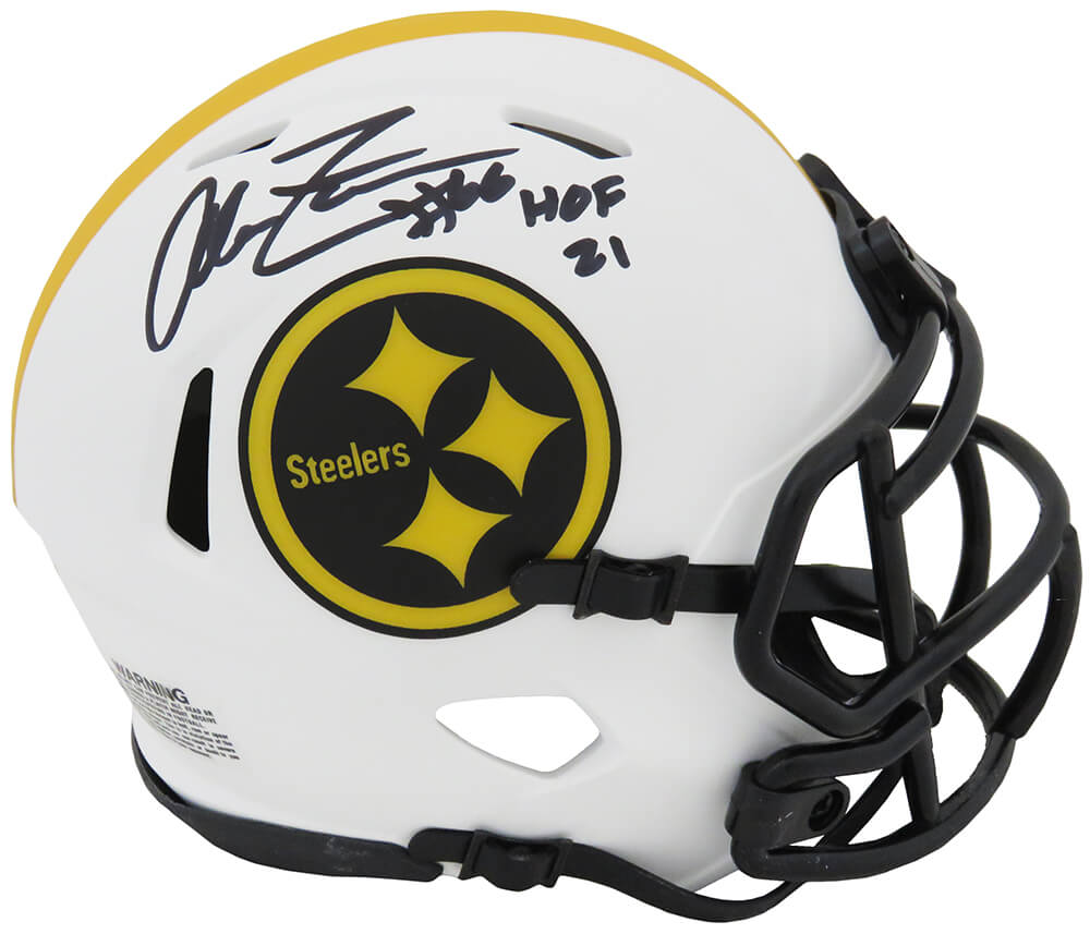 Alan Faneca Signed Pittsburgh Steelers Lunar Eclipse Riddell Speed