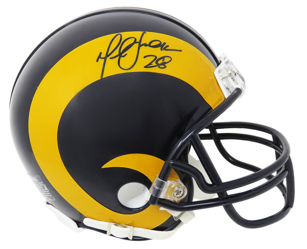 Marshall Faulk Signed Rams Throwback Riddell Mini Helmet (Beckett) –  Schwartz Sports Memorabilia