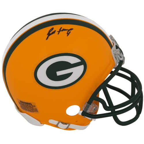 Brett Favre Signed Green Bay Packers Riddell (VSR4) Mini Helmet - (Favre Holo)