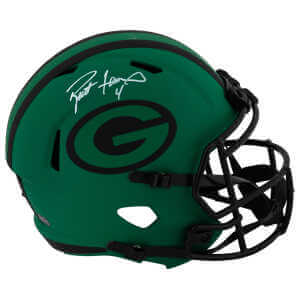 Brett Favre Signed Green Bay Packers RAVE Riddell Full Size Speed Replica Helmet