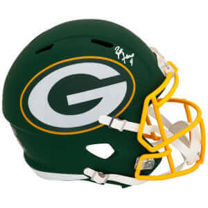 Brett Favre Signed Green Bay Packers AMP Alternate Riddell Full Size Speed Replica Helmet