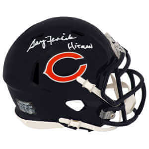 Gary Fencik Signed Chicago Bears Riddell Speed Mini Helmet w/Hitman