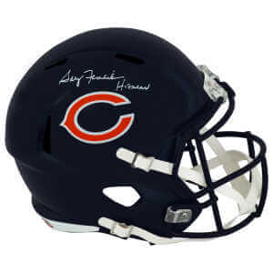 Gary Fencik Signed Chicago Bears Riddell Full Size Speed Replica Helmet w/Hitman