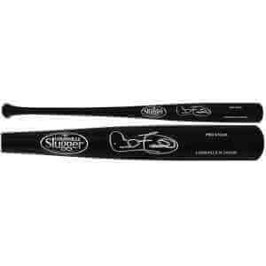 Cecil Fielder Signed Louisville Slugger Pro Stock Black Baseball Bat