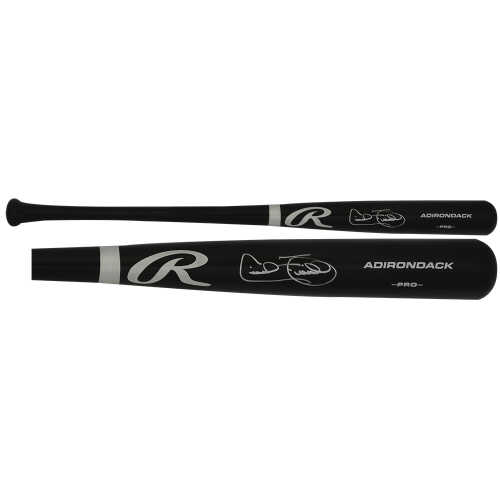 Cecil Fielder Signed Rawlings Pro Black Baseball Bat