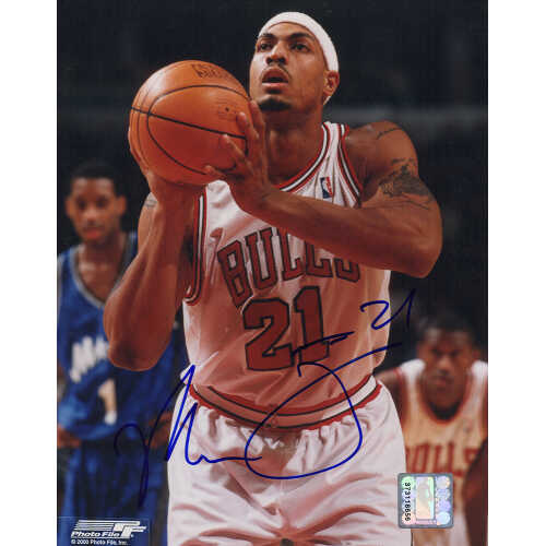 Marcus Fizer Signed Chicago Bulls 8x10 Photo (Various Images)