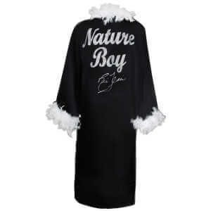 Ric Flair Signed Nature Boy Black Wrestling Full Length Robe - (JSA)