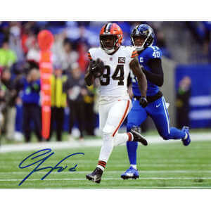 Jerome Ford Signed Cleveland Browns Action vs. Colts 8×10 Photo