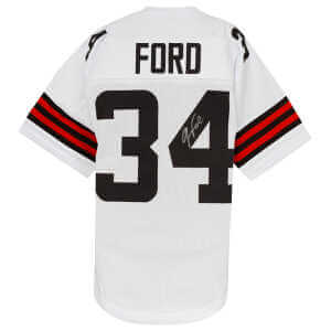 Jerome Ford Signed White Custom Football Jersey