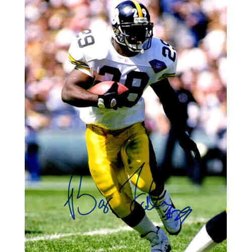 Barry Foster Signed Pittsburgh Steelers Action 8x10 Photo