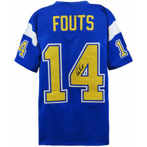 Dan Fouts Signed Navy Throwback Custom Football Jersey