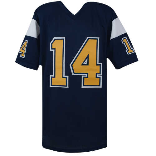 Dan Fouts Signed Dark Navy Throwback Custom Football Jersey - Image 3