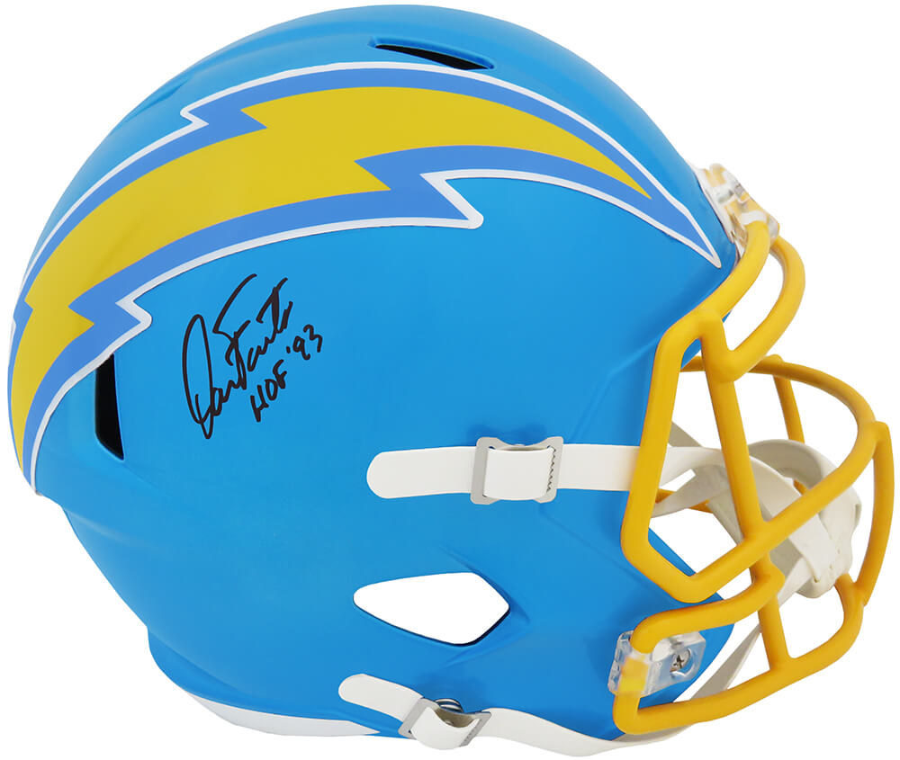 Dan Fouts Signed Chargers FLASH Riddell Full Size Speed Replica