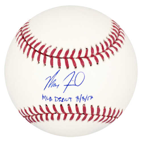 Max Fried Signed Rawlings Official MLB Baseball w/MLB Debut 8-8-17 - (Fanatics/MLB Holo)