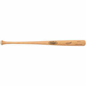 Rafael Furcal Signed Louisville Slugger Pro Stock Blonde Baseball Bat