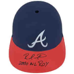 Rafael Furcal Signed Atlanta Braves Replica Souvenir Batting Helmet w/2000 NL ROY
