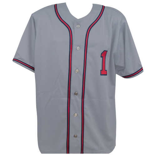 Rafael Furcal Signed Grey Custom Baseball Jersey w/2000 NL ROY - Image 2