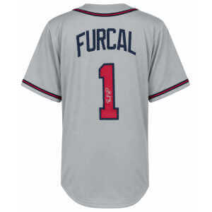 Rafael Furcal Signed Gray Custom Baseball Jersey