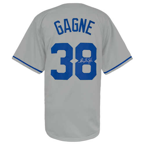 Eric Gagne Signed Grey Custom Baseball Jersey